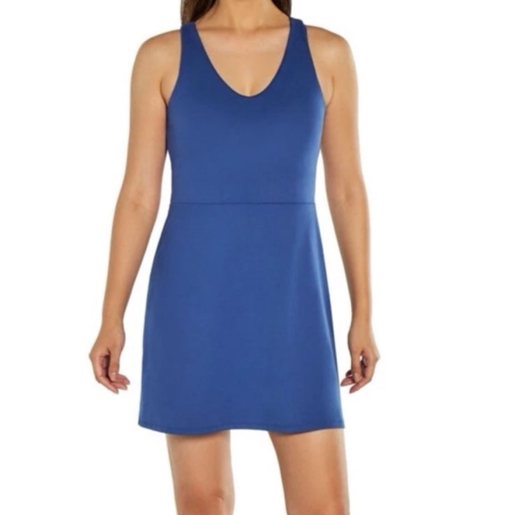 Gap Bright Royal Blue Color One Pocket Tank Active Dress
